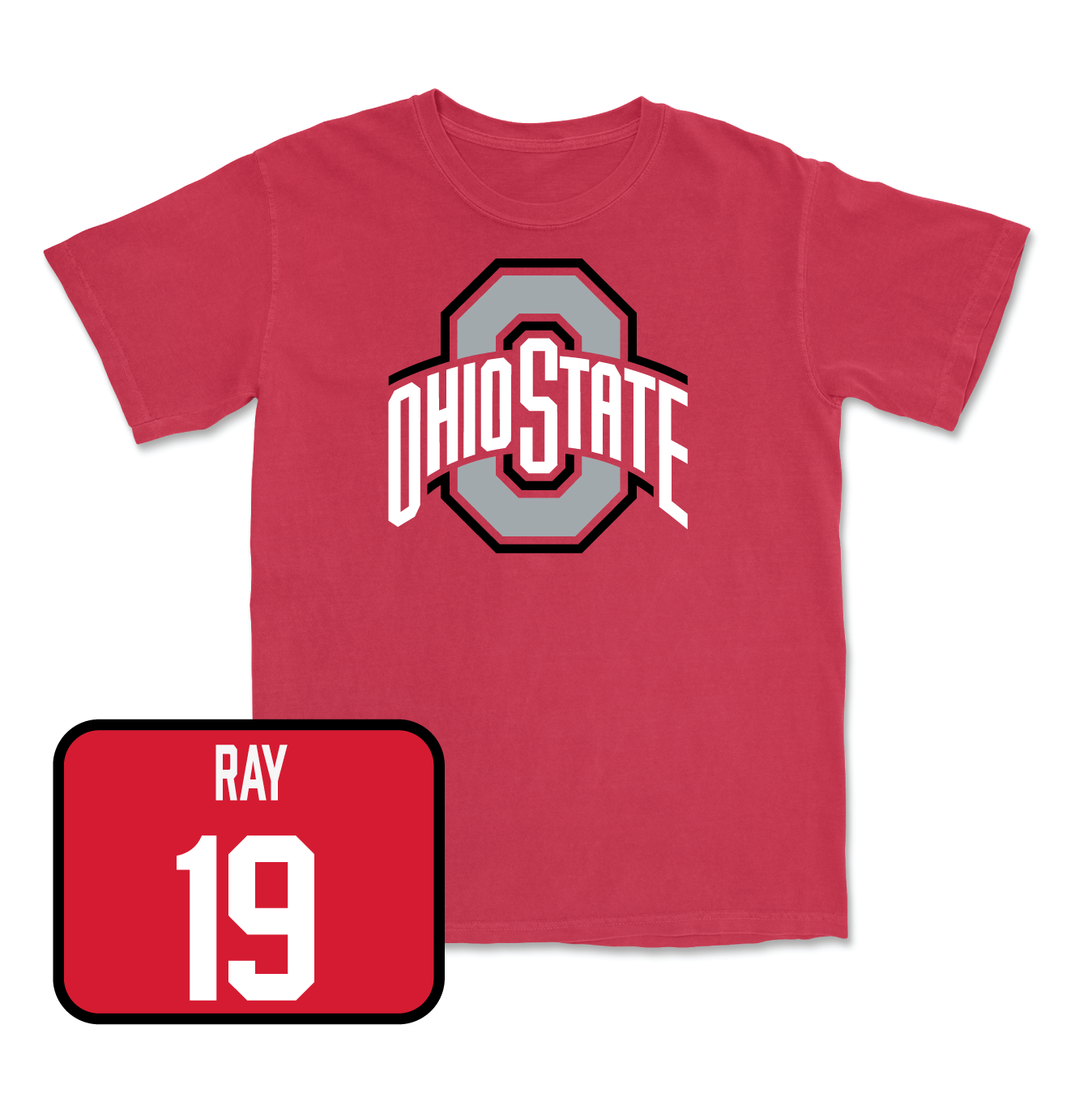 Red Football Team Tee 3 Youth Small / Chad Ray | #19