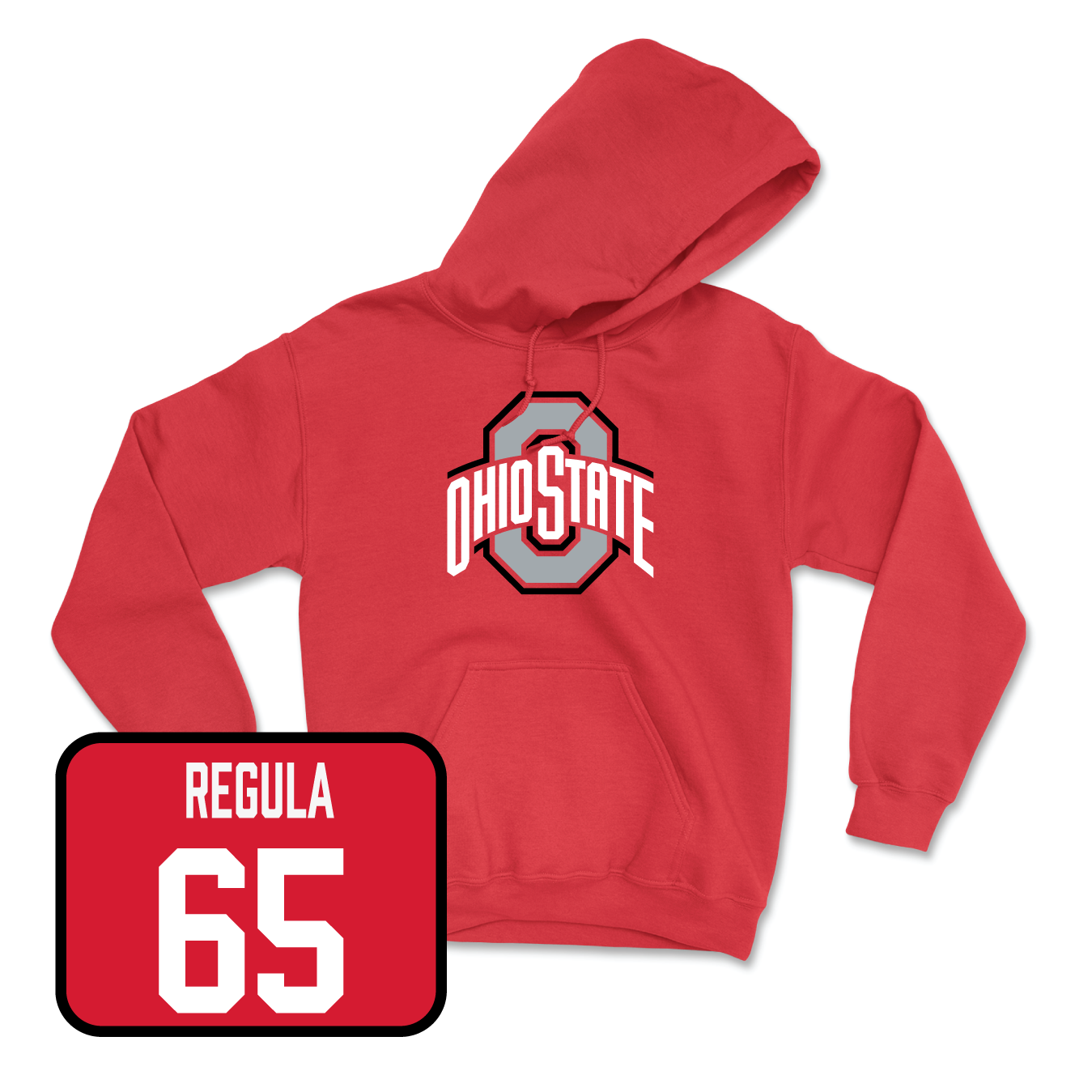 Red Men's Ice Hockey Team Hoodie - Dalton Messina