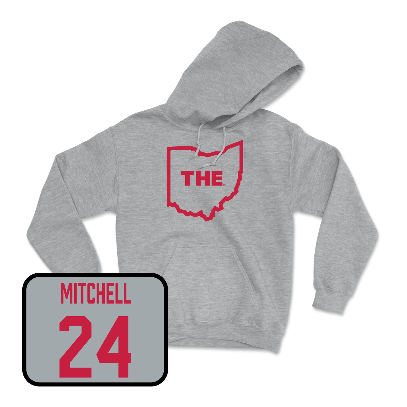 Sport Grey Men's Lacrosse The Hoodie 2 Youth Small / Connor Mitchell | #24