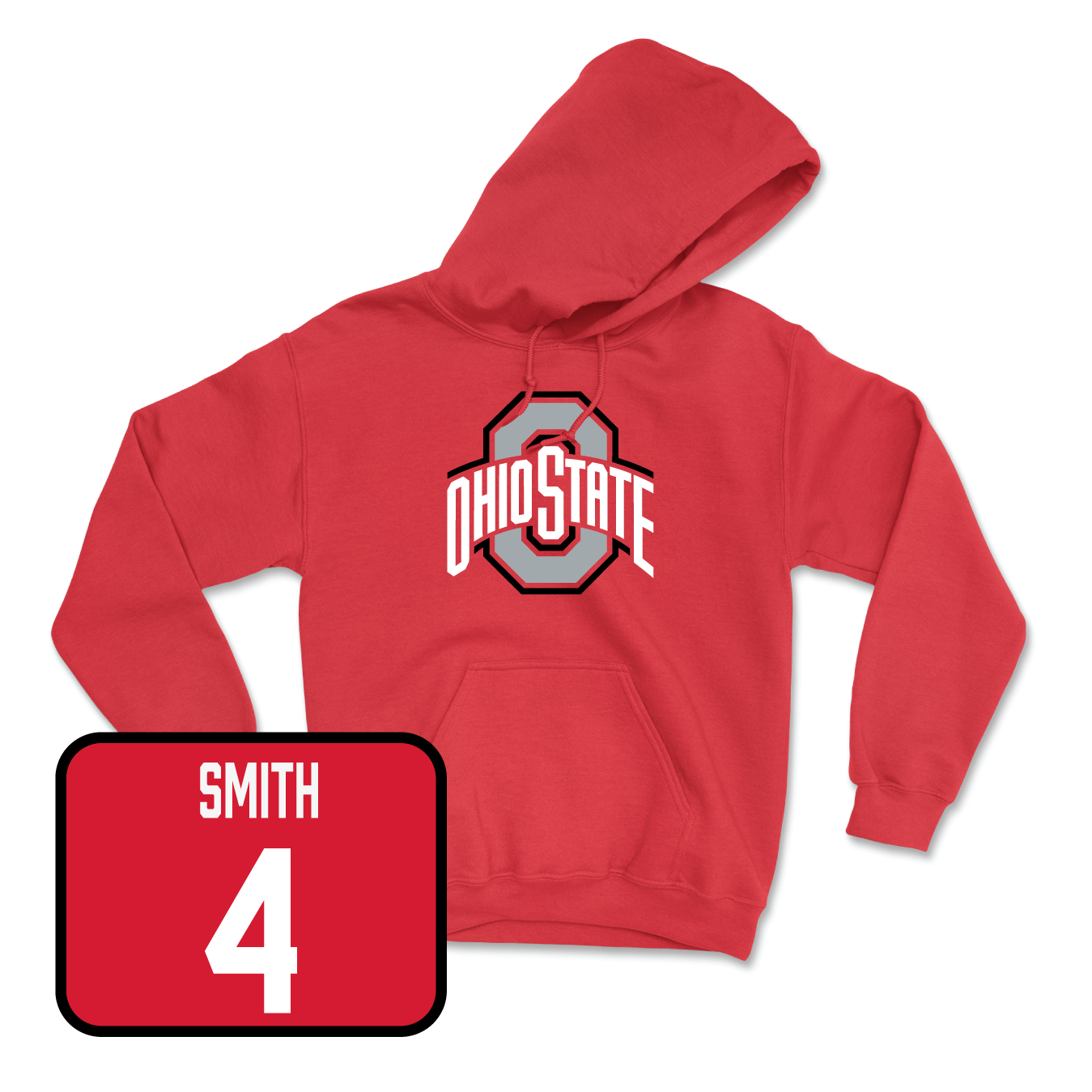 Red Men's Lacrosse Team Hoodie Youth Small / Colby Smith | #4