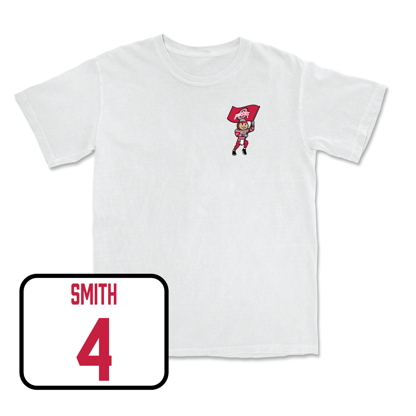 White Men's Lacrosse Brutus Comfort Colors Tee Youth Small / Colby Smith | #4