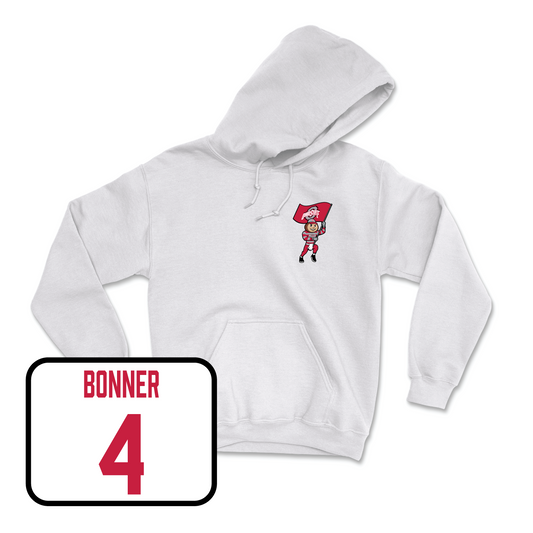 White Men's Basketball Brutus Hoodie Youth Small / Dale Bonner | #4
