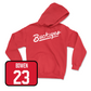 Red Men's Lacrosse Script Hoodie - Cullen Brown