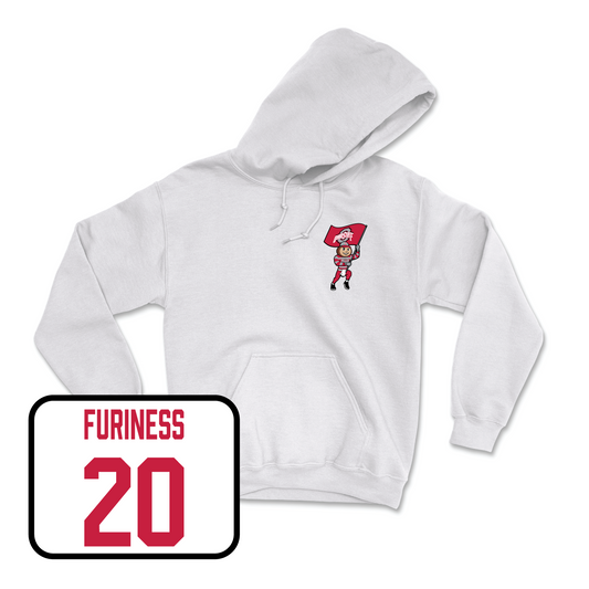 White Women's Lacrosse Brutus Hoodie 2 Youth Small / Darrien Furiness | #20