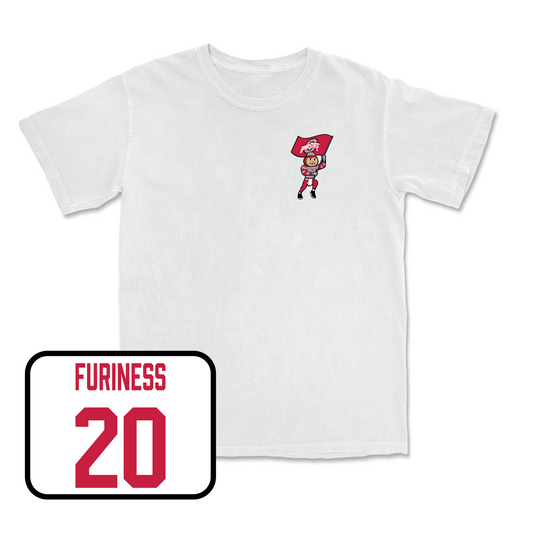 White Women's Lacrosse Brutus Comfort Colors Tee 2 Youth Small / Darrien Furiness | #20