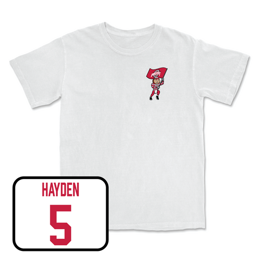 White Football Brutus Comfort Colors Tee 3 Youth Small / Dallan Hayden | #5
