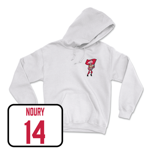 White Softball Brutus Hoodie Youth Small / Destinee Noury | #14