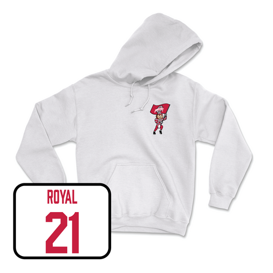 White Men's Basketball Brutus Hoodie Youth Small / Devin Royal | #21
