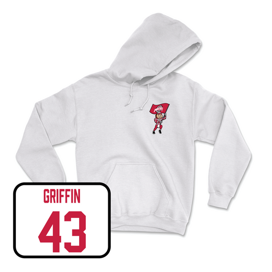 White Football Brutus Hoodie 3 Youth Small / Diant Griffin | #52