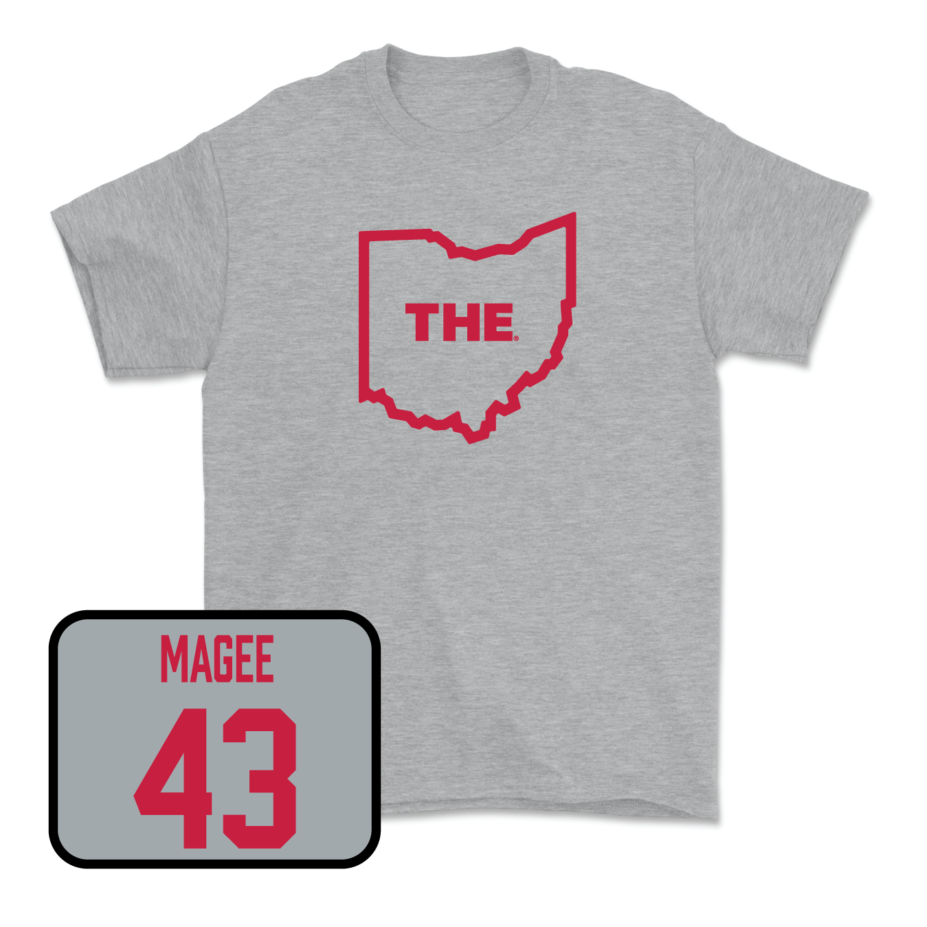 Sport Grey Men's Lacrosse The Tee 2 Youth Small / Dillon Magee | #43