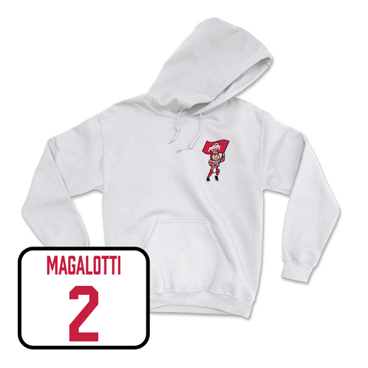 White Women's Lacrosse Brutus Hoodie 2 Youth Small / Emily Magalotti | #2