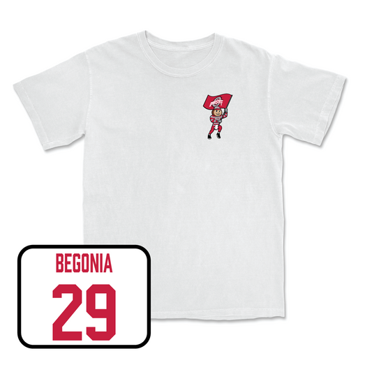 White Men's Lacrosse Brutus Comfort Colors Tee 2 Youth Small / Gavin Begonia | #29