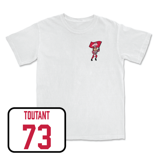 White Football Brutus Comfort Colors Tee 4 Youth Small / Grant Toutant | #73