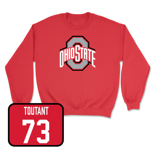 Red Football Team Crew 4 Youth Small / Grant Toutant | #73