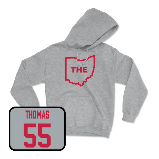 Sport Grey Baseball The Hoodie Youth Small / Hank Thomas | #55