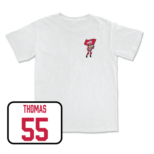 White Baseball Brutus Comfort Colors Tee Youth Small / Hank Thomas | #55
