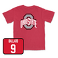 Red Football Team Tee - Jayden Bonsu