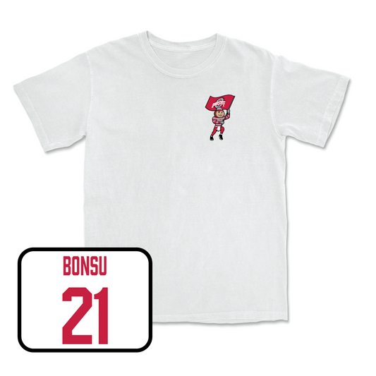 White Football Brutus Comfort Colors Tee 5 Youth Small / Jayden Bonsu | #21