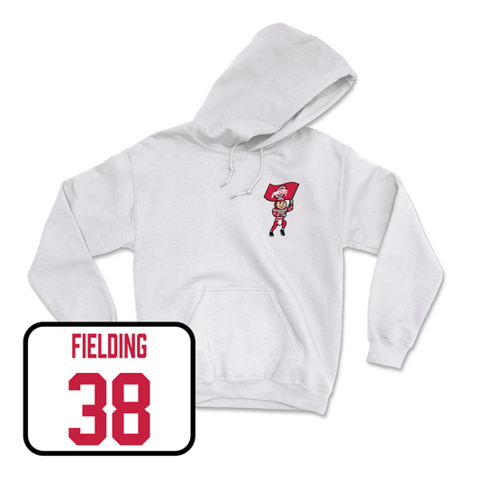 White Football Brutus Hoodie 5 Youth Small / Jayden Fielding | #38