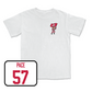 White Football Brutus Comfort Colors Tee 5 Youth Small / Jalen Pace | #57