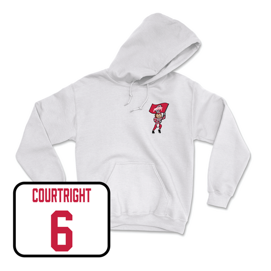 White Field Hockey Brutus Hoodie 2 Youth Small / Jessica Courtright | #6