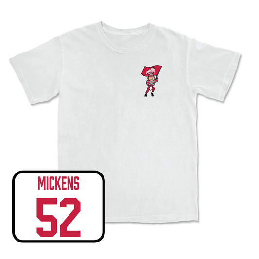 White Football Brutus Comfort Colors Tee 7 Youth Small / Joshua Mickens | #52