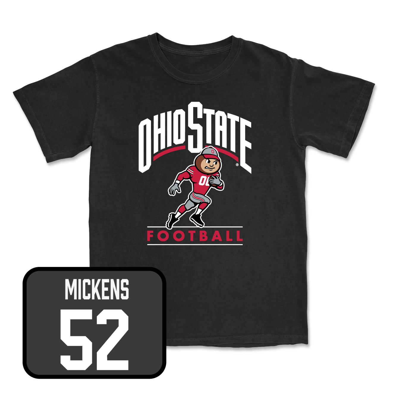 Football Black Gridiron Tee - Kai Saunders