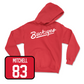 Red Football Script Hoodie 6 Youth Small / Joop Mitchell | #83
