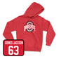 Red Football Team Hoodie - Joshua Mickens