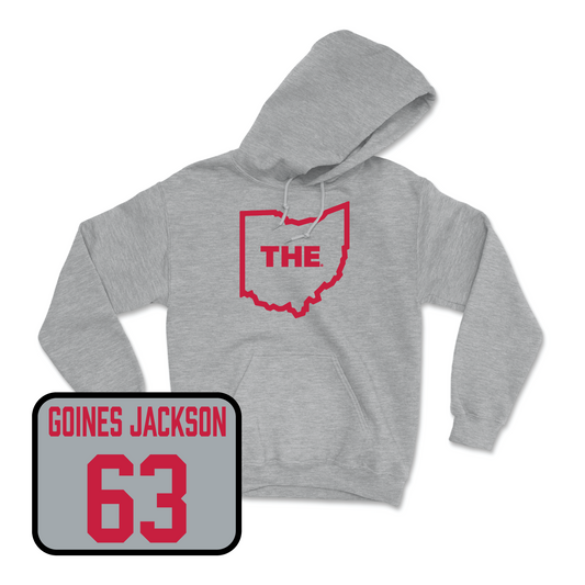Sport Grey Football The Hoodie 7 Youth Small / Julian Goines Jackson | #63