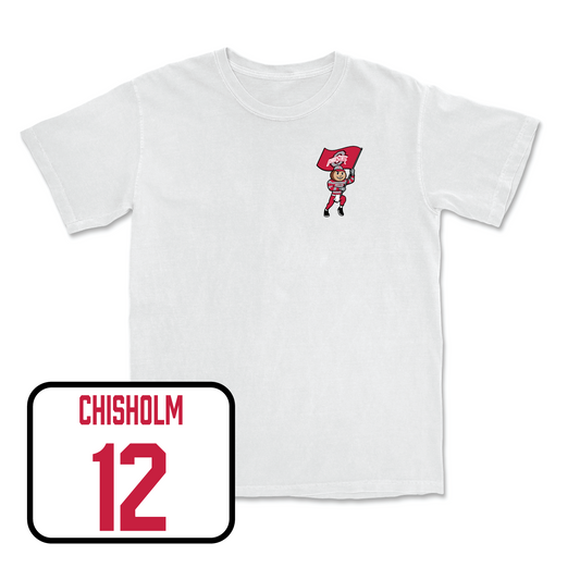 White Women's Lacrosse Brutus Comfort Colors Tee 3 Youth Small / Katie Chisholm | #12