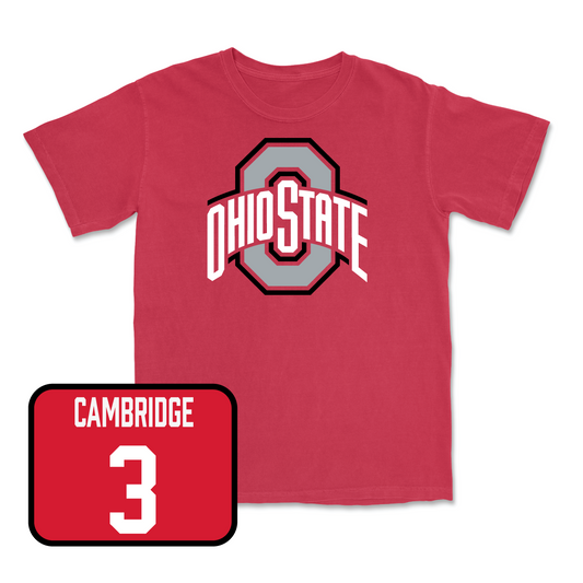 Red Women's Basketball Team Tee Youth Small / Kennedy Cambridge | #3