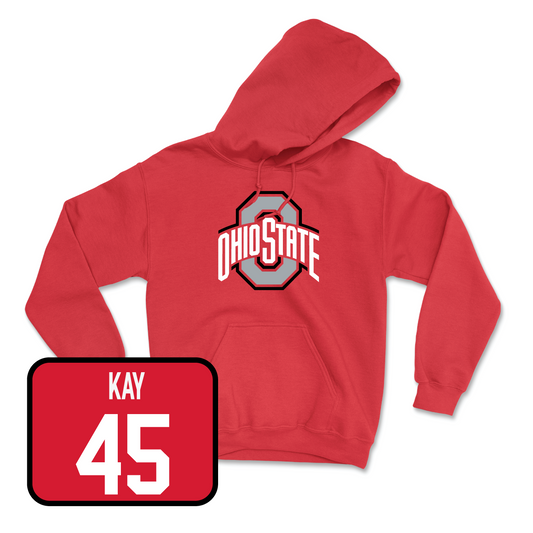 Red Softball Team Hoodie Youth Small / Kennedy Kay | #45