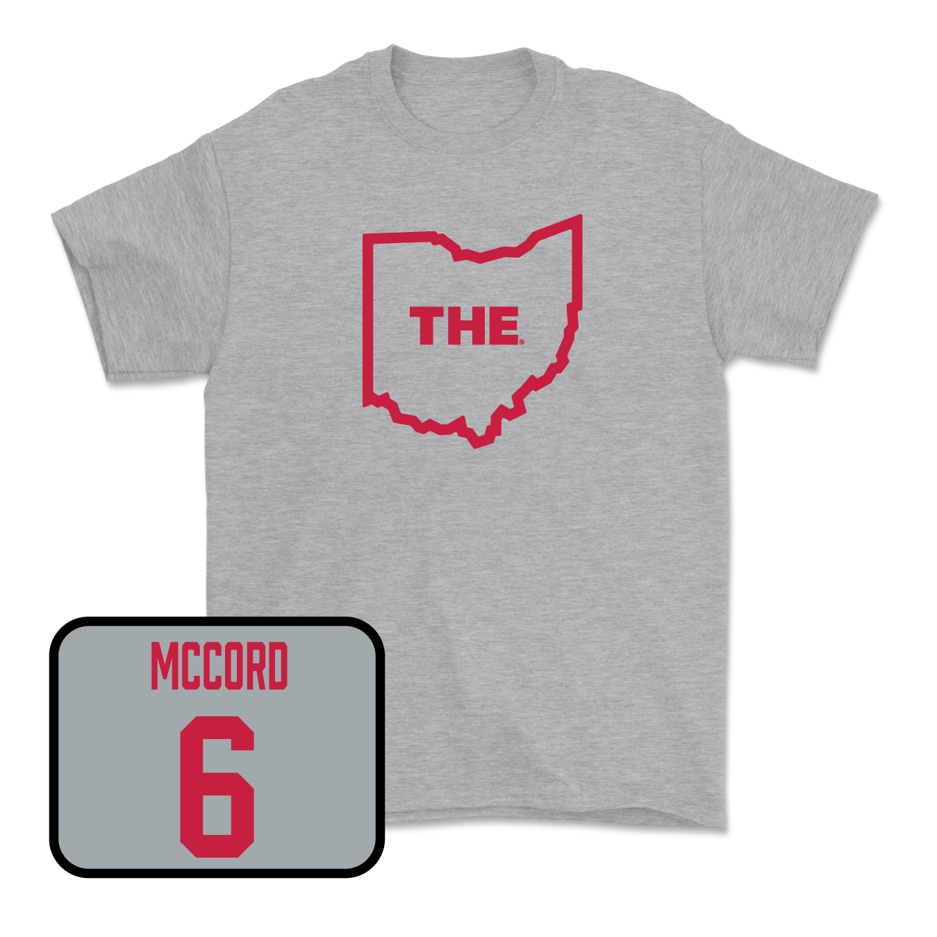 Sport Grey Football The Tee 7 Youth Small / Kyle McCord | #6