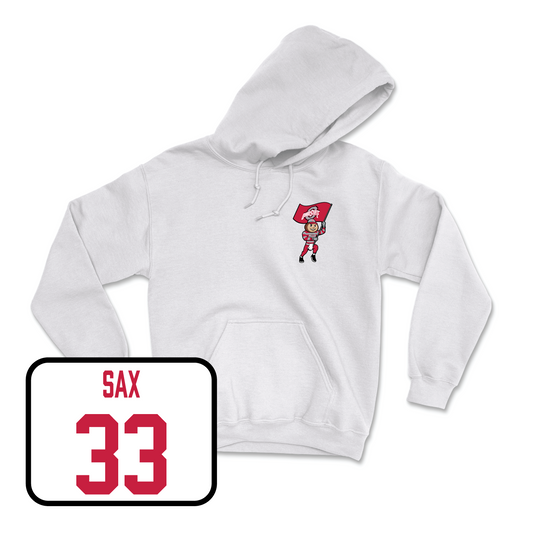 White Women's Lacrosse Brutus Hoodie 3 Youth Small / Leah Sax | #33