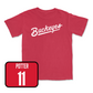Red Softball Script Tee 2 Youth Small / Lindsey Potter | #11