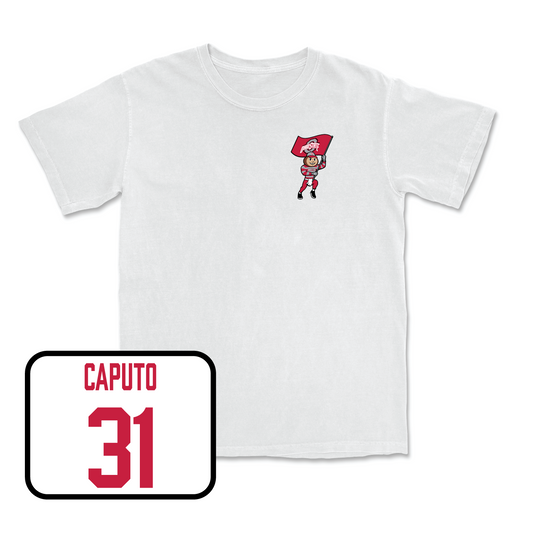 White Men's Lacrosse Brutus Comfort Colors Tee 4 Youth Small / Matt Caputo | #31
