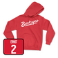 Red Baseball Script Hoodie 2 Youth Small / Marcus Ernst | #2