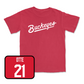 Red Softball Script Tee 2 Youth Small / Meggie Otte | #21