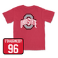 Red Football Team Tee 8 Youth Small / Michael O'Shaughnessy | #96