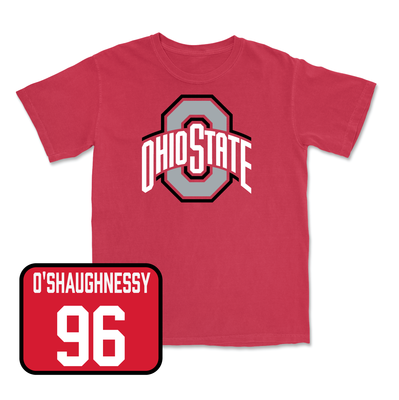 Red Football Team Tee 8 Youth Small / Michael O'Shaughnessy | #96