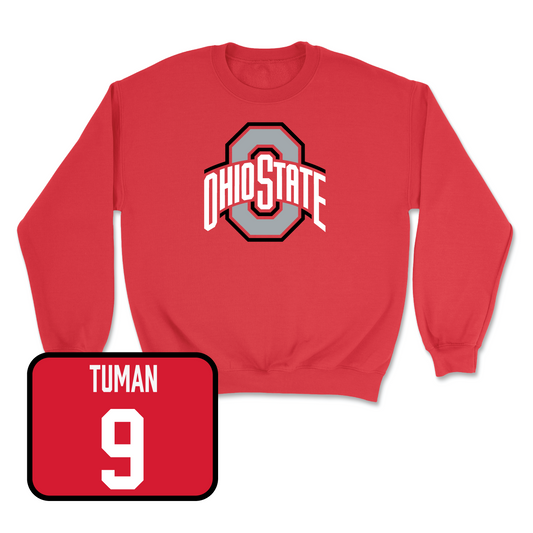 Red Women's Volleyball Team Crew 2 Youth Small / Mia Tuman | #9