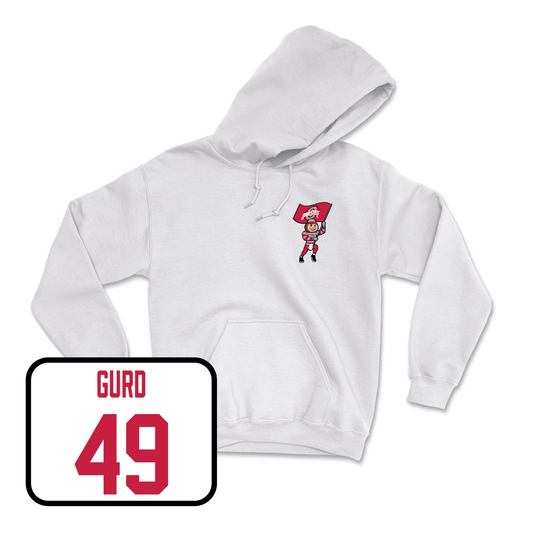 White Football Brutus Hoodie 9 Youth Small / Patrick Gurd | #49