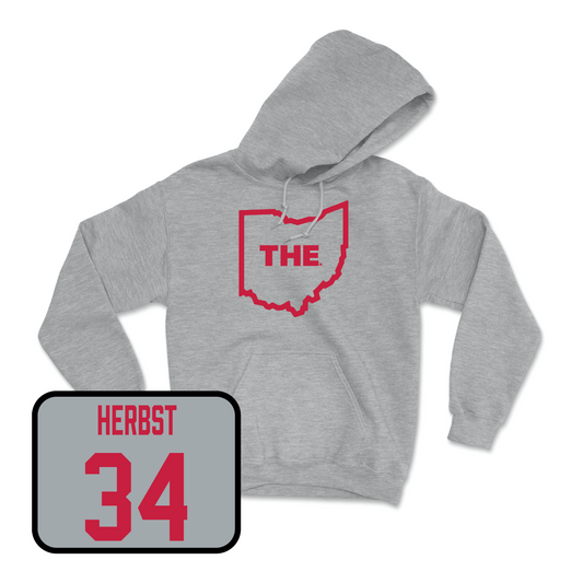 Sport Grey Men's Ice Hockey The Hoodie 3 Youth Small / Reilly Herbst | #34