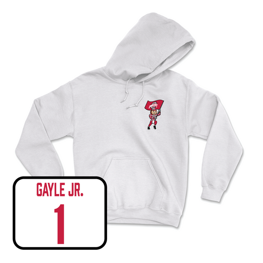 White Men's Basketball Brutus Hoodie 2 Youth Small / Roddy Gayle Jr. | #1