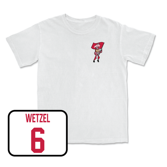 White Men's Volleyball Brutus Comfort Colors Tee Youth Small / Shane Wetzel | #6