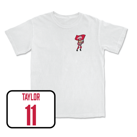 White Women's Volleyball Brutus Comfort Colors Tee 2 Youth Small / Sydney Taylor | #11
