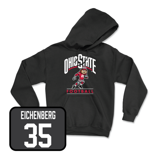 Black Football Gridiron Hoodie Youth Small / Tommy Eichenberg | #35