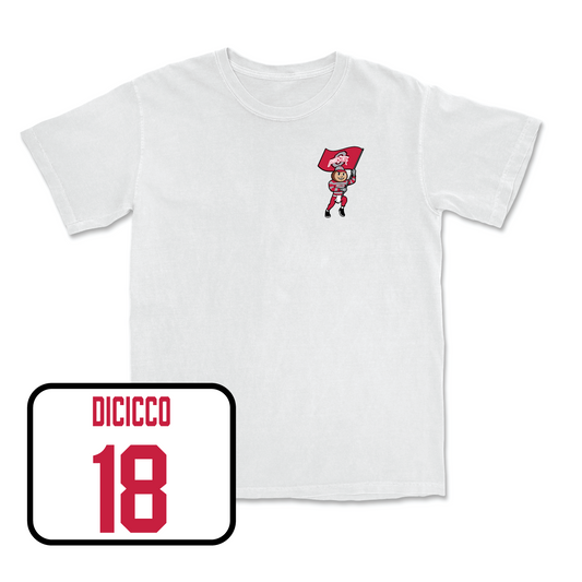 White Men's Lacrosse Brutus Comfort Colors Tee 5 Youth Small / Trent DiCicco | #18