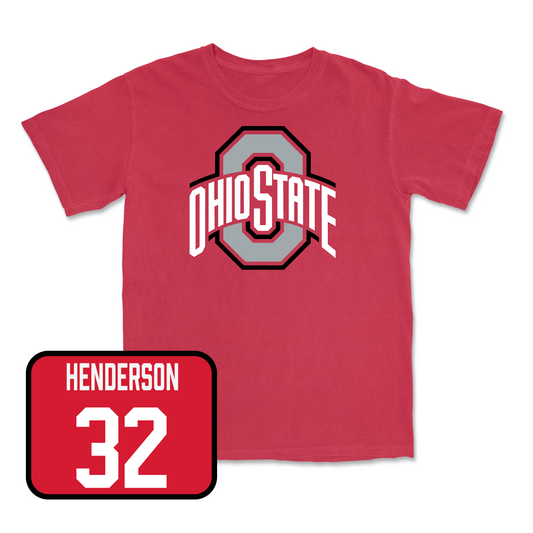 Red Football Team Tee - Trey Leroux